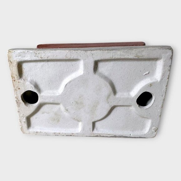 Vintage Porcelain Mantle Fireplace Candle Holder W/ Box Gift Collection Holiday - Picture 6 of 8